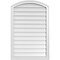 Ekena Millwork Arch Top Surface Mount PVC Gable Vent: Functional, w/ 2"W x 1-1/2"P Brickmould Frame, 26"W x 40"H GVPAR26X4002SF - alternate 1